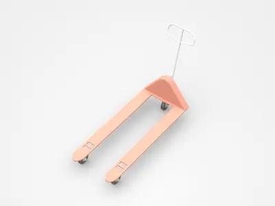 Three Wheels Red Pallet Jacket 3D model