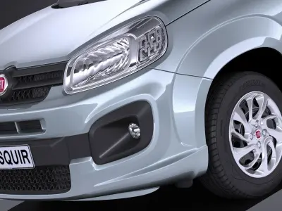 Fiat Uno 2017 3D model