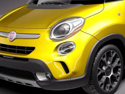 Fiat 500L Trekking 2014 3D model