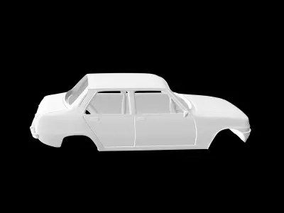 Renault 7 car 3D print model