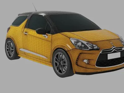 Citroen Ds3 Car 3D Model 3D model