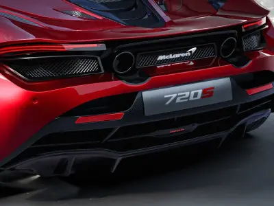 McLaren 720s Low-poly 3D model