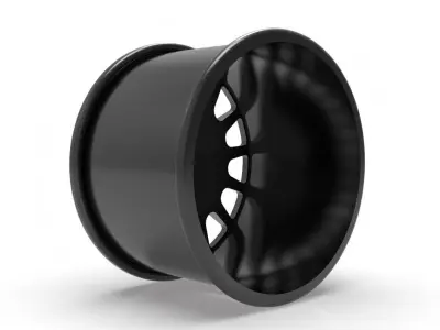 black rhino rim design 3D print model buy
