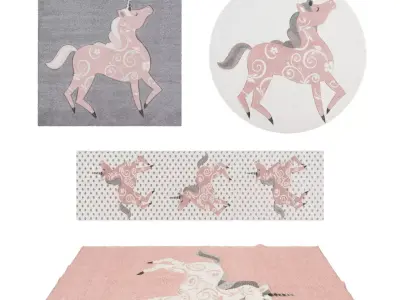 Rugs No 567 Low-poly 3D model