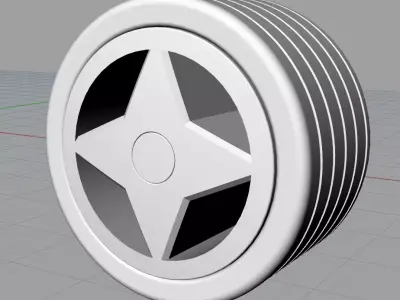 rc wheel3 3D print model