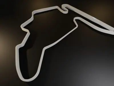 Hungaroring Racing Circuit Conceptual 3D model