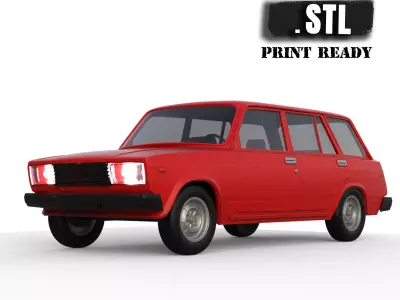 PrintablesSTL Lada Riva Nova Signet 2104 Classic Cars 3D print model