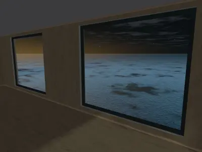 house on the water Low-poly 3D model