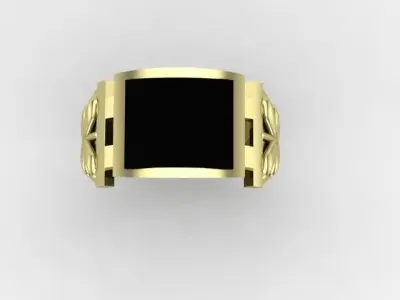 Rings 3D print model 6
