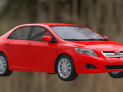 Toyota Corolla 2008 3D model