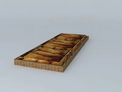 DC wooden plank Free 3D model