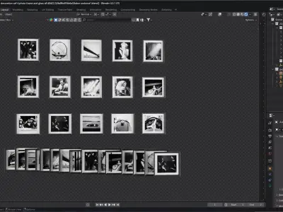 Photo Frame collection 3D model