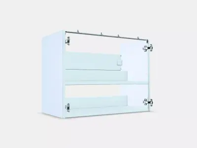 ENHET Base cb f washbasin w shelf Low-poly 3D model