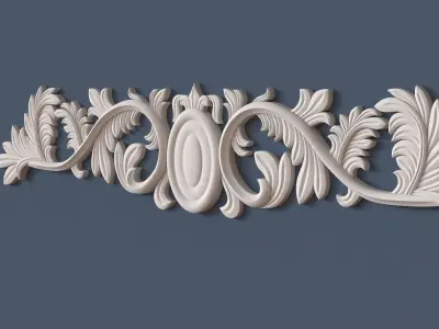Decorative Onlay 3D model 8