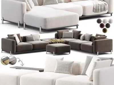 Sofa Brera 3D model