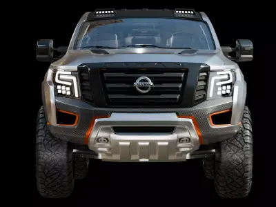 Nissan Titan Warior 3D model