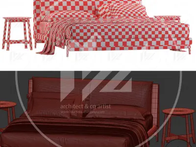 Ditreitalia Kim Bed  3D model