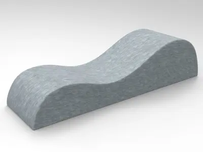 Glos Stool Low-poly 3D model