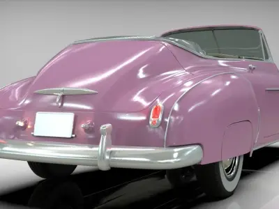 Chevy Fleetline convertible 1949 3D model