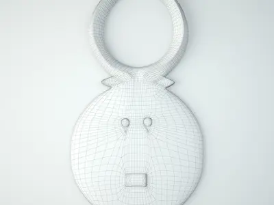 Giant Bobo Sun Mask 3D model