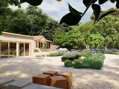 arden Landscape 3D Model - SketchUp and Lumion Scene Free 3D model