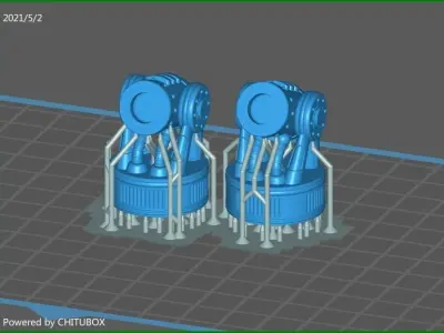Suturus Pattern Upper Arms For Knights Free 3D print model
