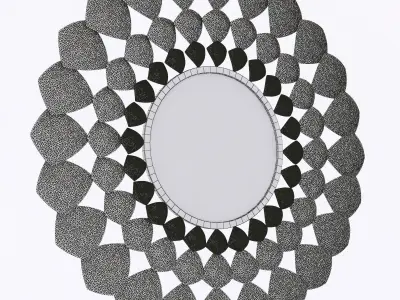 contemporary mirror 3D model