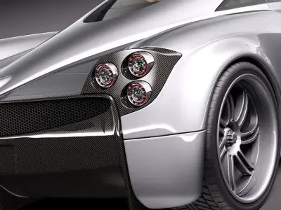 Pagani Huayra 2012 3D model