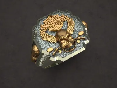 Mens Harley-Davidson 3D print model 3D print model