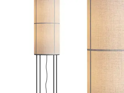 HASHIRA HIGH FLOOR LAMP RAW 3D model