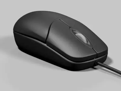 Computer Mouse  Free low-poly 3D model