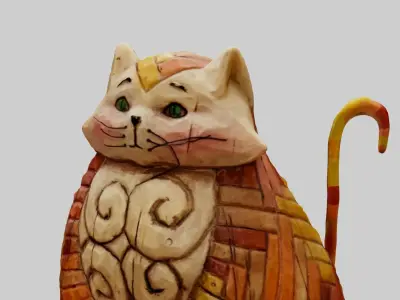 Ceramic Cat 3D model