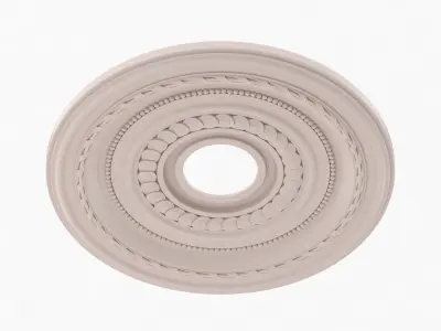 Classic Ceiling Medallion 10 3D model