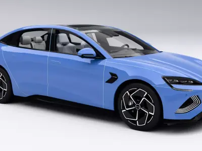 BYD Seal 2024 Low-poly 3D model