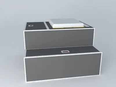 flightcase kitchen for Jeep Free 3D model