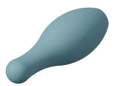 Plastic Exquisite Bowling Pin Toy 3D model