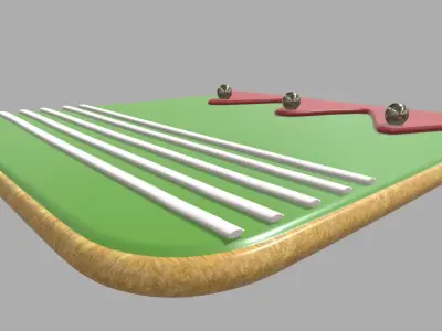 Decoration Cookie Christmas Low-poly 3D model