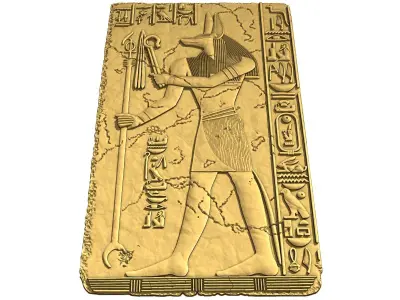 Anubis god for CNC Router and 3D print model