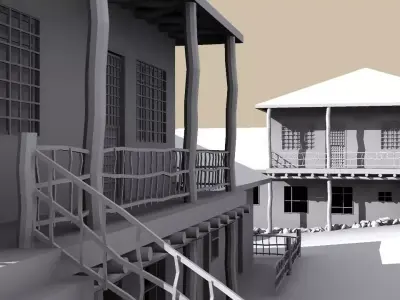 VILLAGE HOME Free 3D model