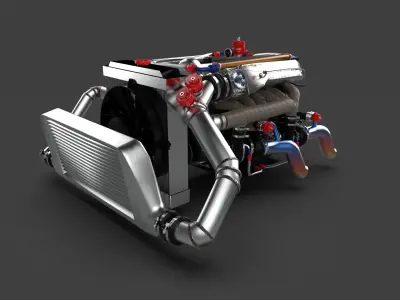 L28 nissan ultimate devil z 3D model
