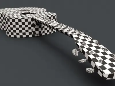 Acoustic Guitar 3D model