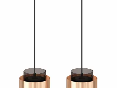 Bedside Pendant Light Luxury 3D model