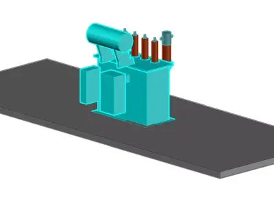 Power Transformer  3D model