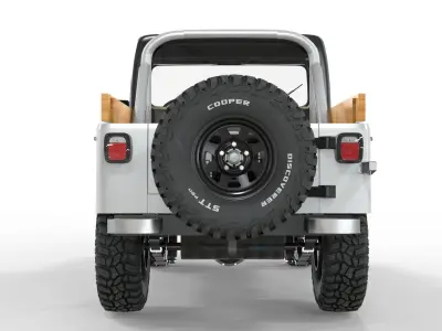 1985 Jeep CJ8 Scrambler 3D model