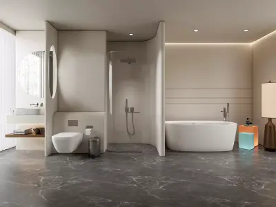 Bathroom 104 3D model