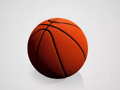 Basketball ball 3D model 4