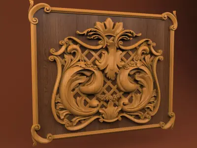 Decor panel 3D model