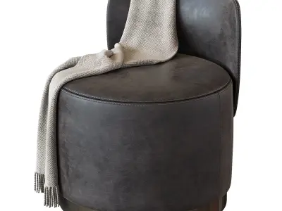 Pouf Andrew Martin 3D model