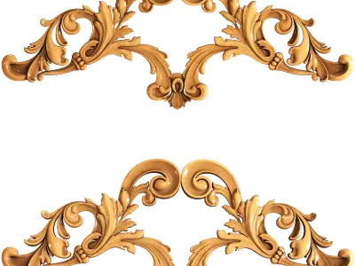 Decorative Ornamental 07 3D model