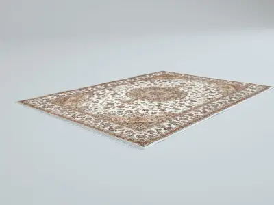 6 Scottish Rugs Low-poly 3D model